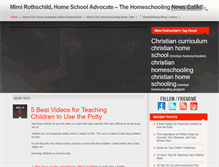 Tablet Screenshot of homeschool-blog.thegraceacademy.org